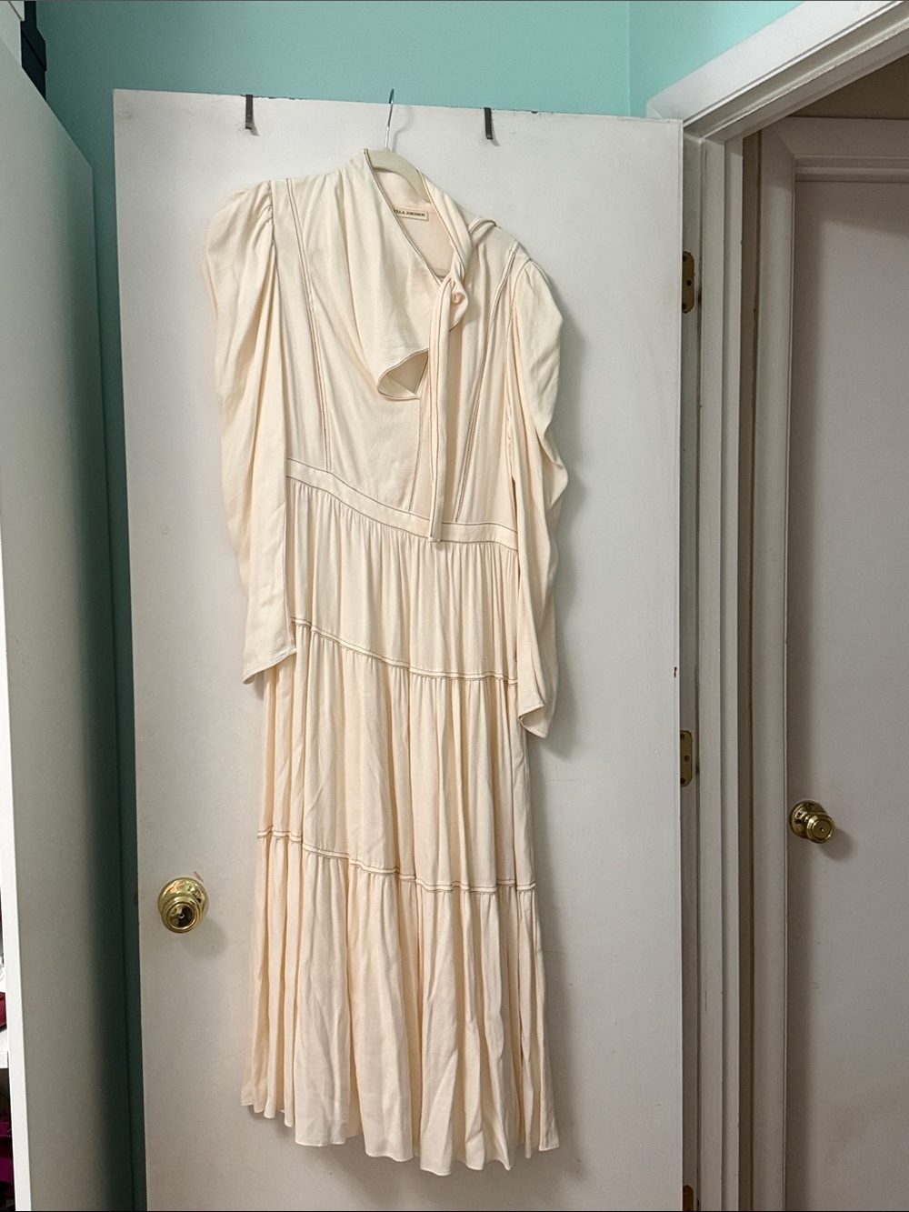 Ulla Johnson Daphne Tie-Neck in Blanc